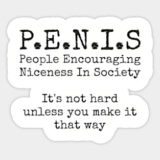 Funny-Offensive Sticker